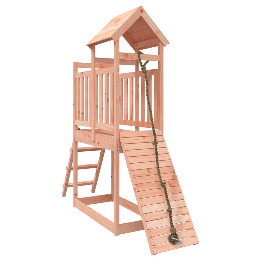 Maisonnette de jeu avec mur d'escalade bois massif douglas