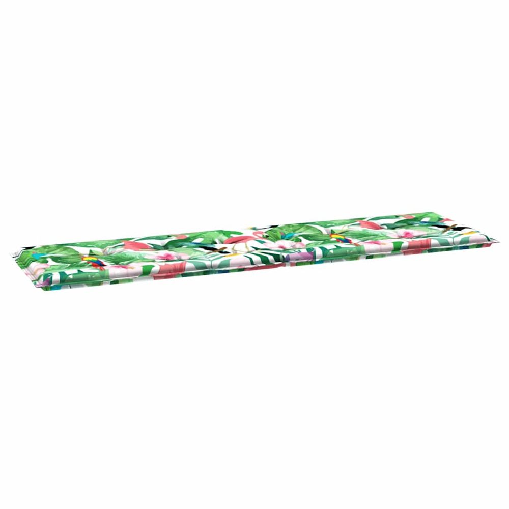 Coussin de banc tissu oxford multicolore 180 x 50 x 3 cm