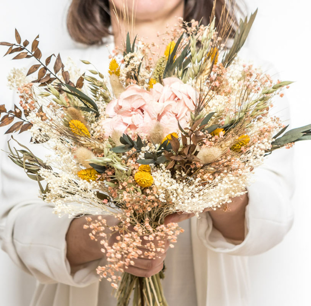 Bouquet de fleurs séchées emma taille m