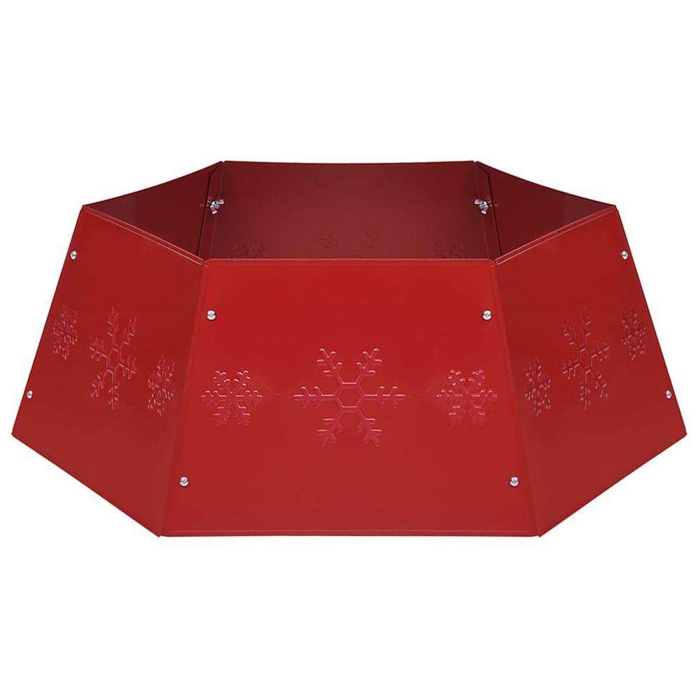 Jupe de sapin de noël rouge ø68x25 cm