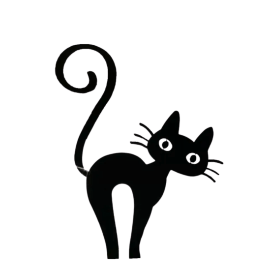 Déco jardin : chat leone métal - noir 70 cm