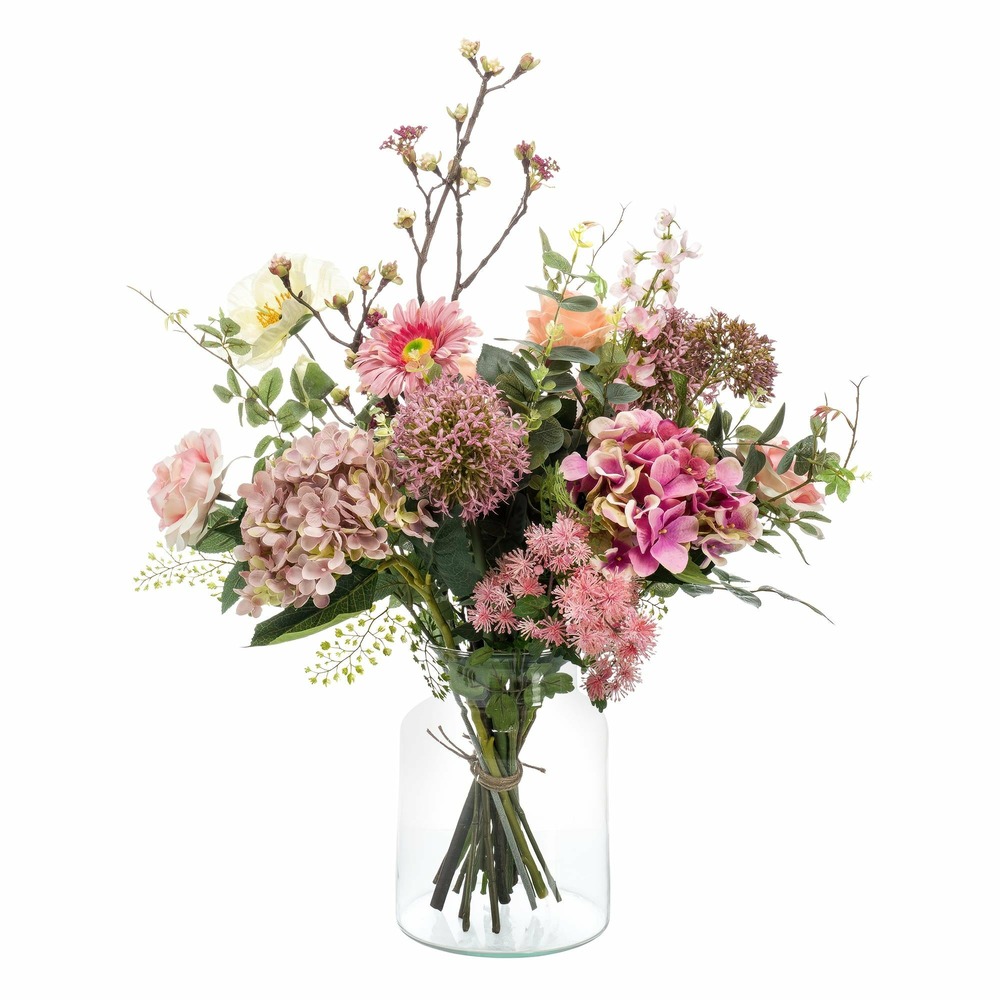 Bouquet de fleurs artificielles - plante artificielle - h65 cm