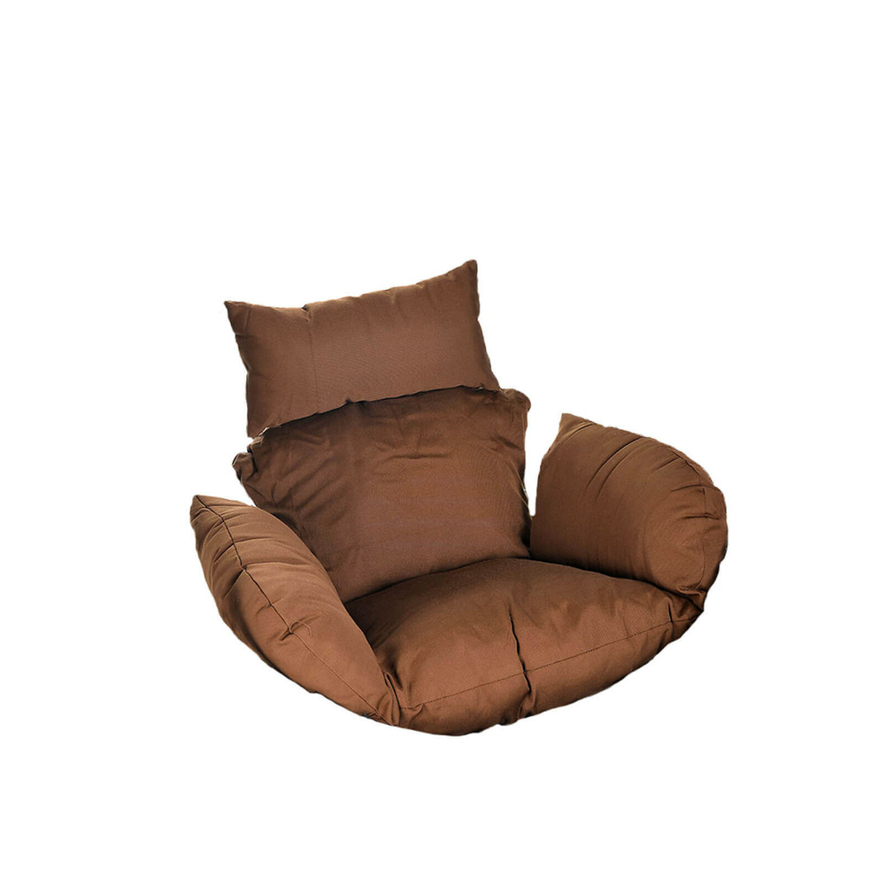 Home deluxe - fauteuil suspendu en poly rotin cielo - seulement coussin
