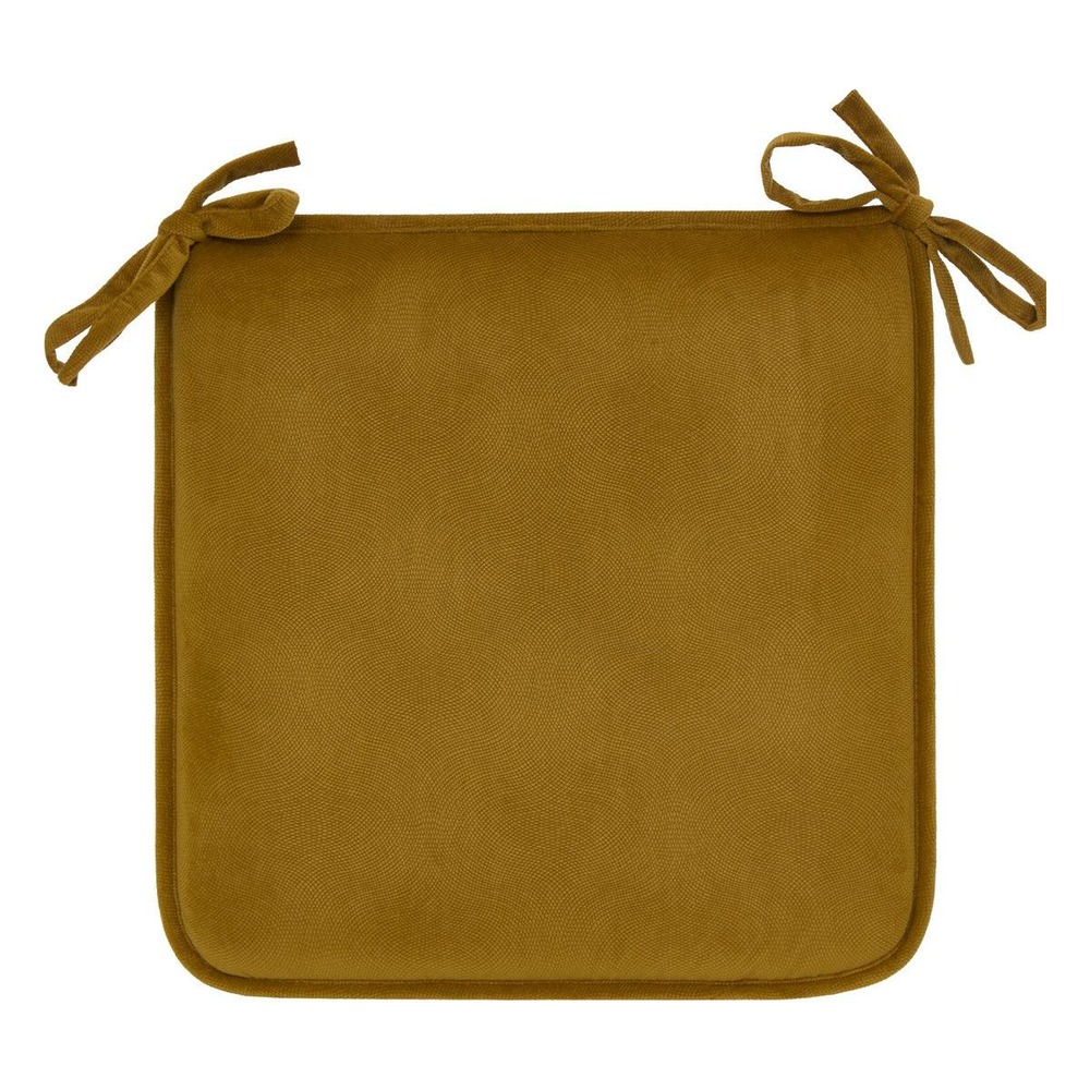 Galette de chaise lilou mordoré 38x38cm