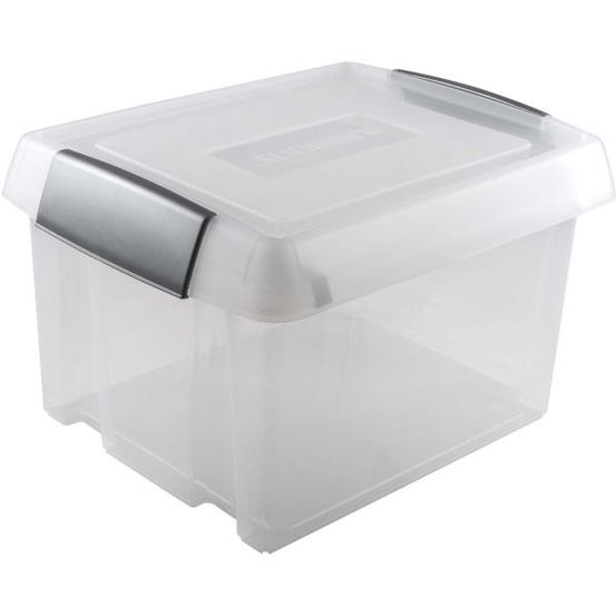 Boite transparente pour dossiers suspendus 37 litres nesta
