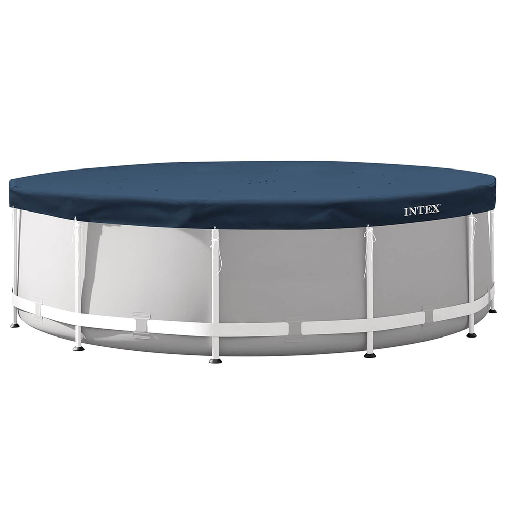 Couverture de piscine ø366 x 20 cm rond pvc, pet