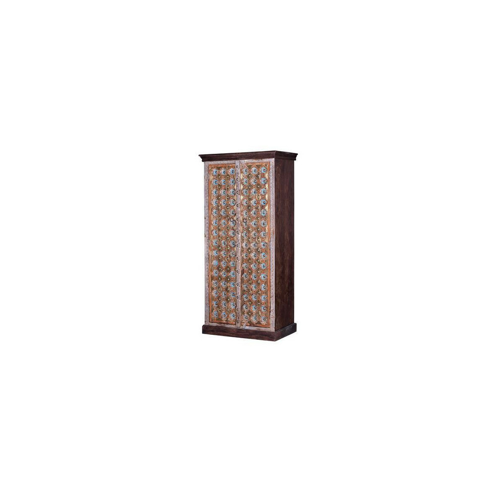 Armoire bronze bois-bronze marron - jéliette décoration d'autrefois