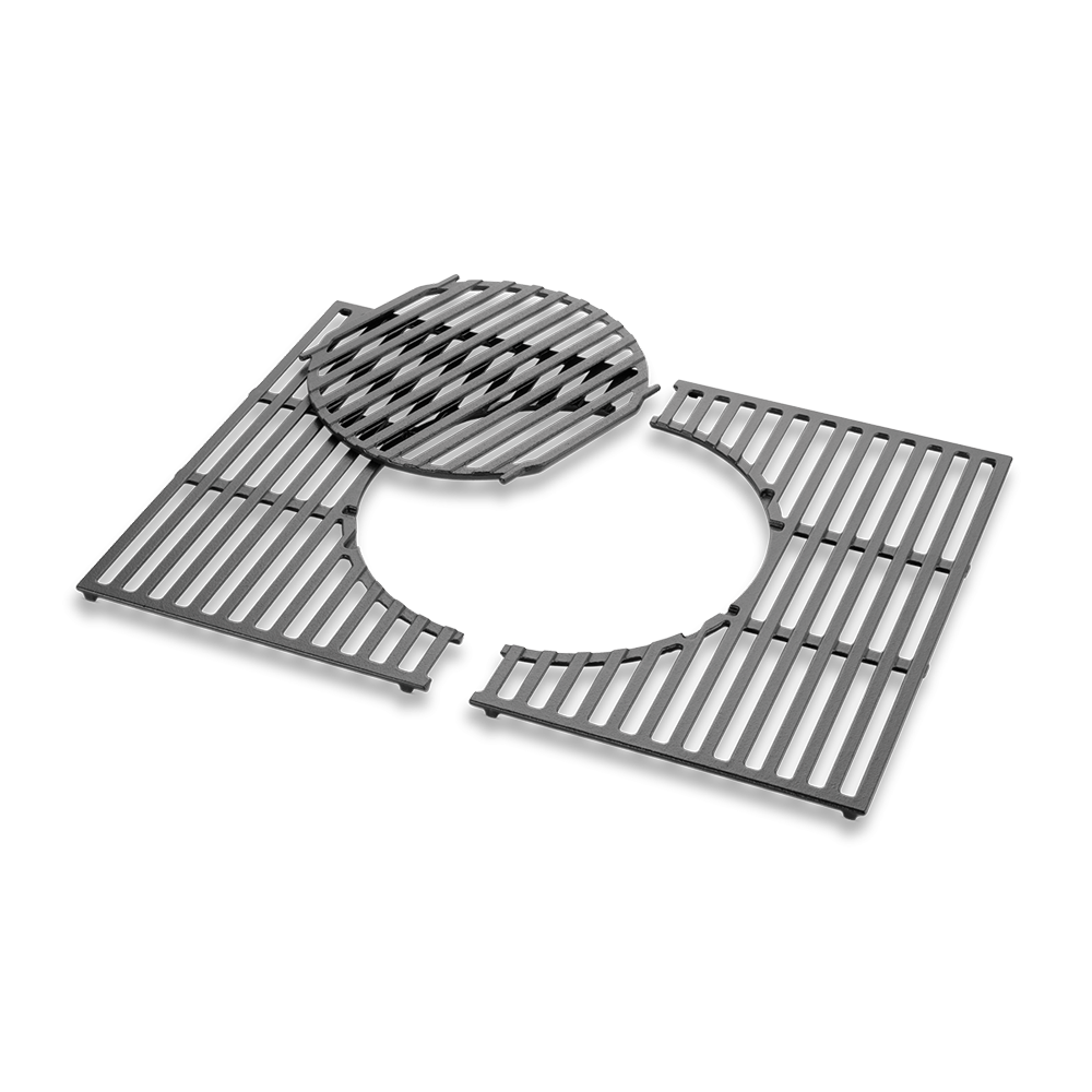 Grilles gbs en fonte d'acier émaillée pour barbecue spirit 300