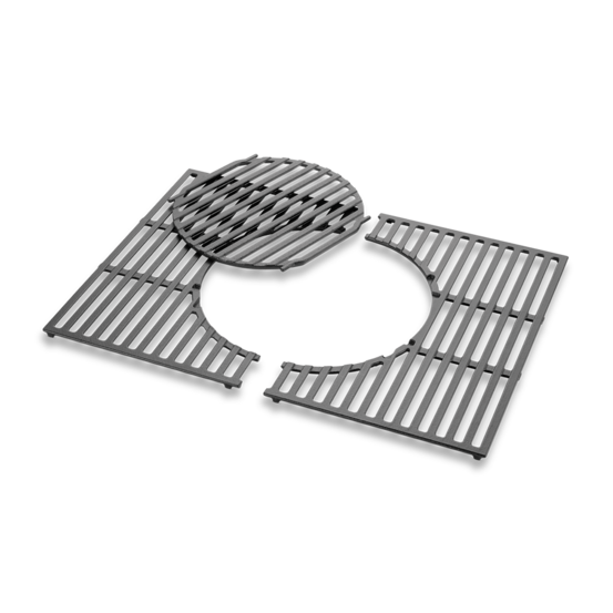 Grilles gbs en fonte d'acier émaillée pour barbecue spirit 300