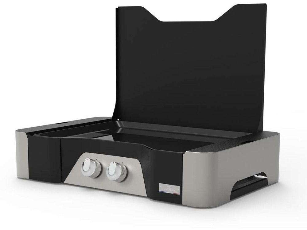 Plancha exclusive électrique 260 duo avec couvercle –