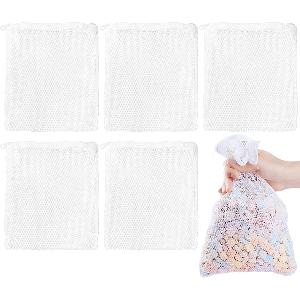 Lot de 5 sacs filtration réutilisables - eau propre