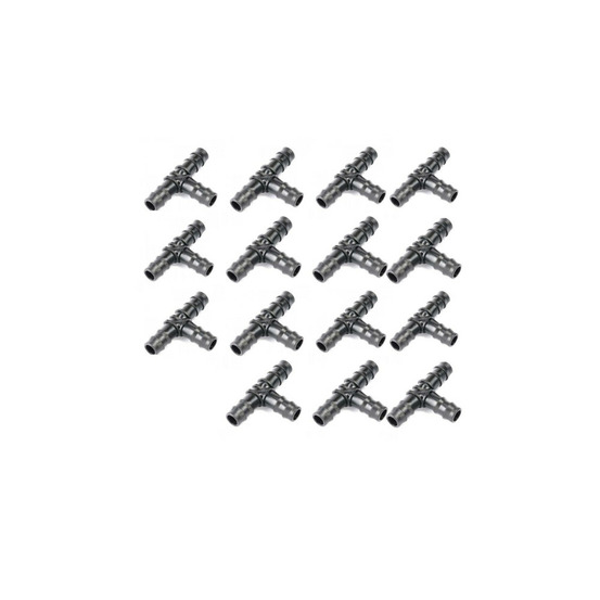 Lot de 15 connecteurs en t pour tuyau gouttes élargissement 16 mm