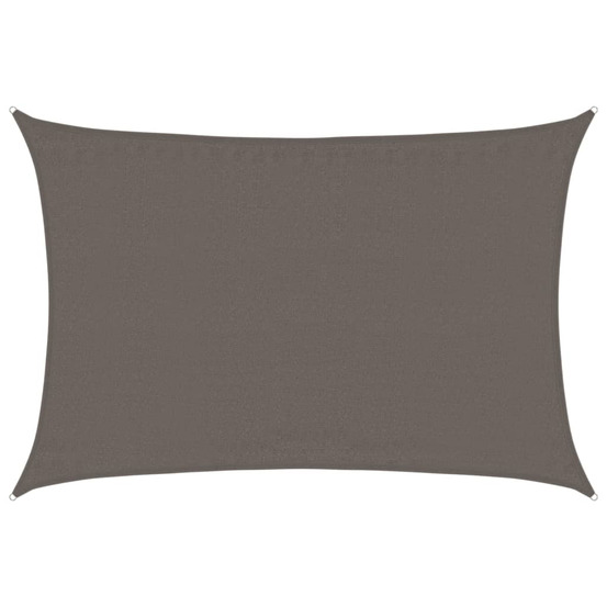 Voile d'ombrage 160 g/m² anthracite 3,5x4,5 m pehd