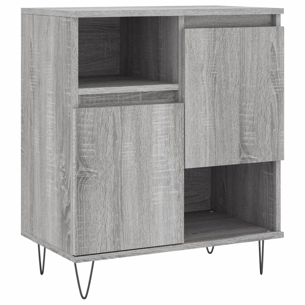 Buffet bahut commode armoire meuble de rangement organisateur cuisine salle de séjour salon sonoma 60 x 35 x 70 cm bois d'ing