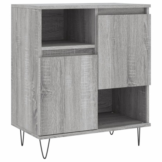 Buffet bahut commode armoire meuble de rangement organisateur cuisine salle de séjour salon sonoma 60 x 35 x 70 cm bois d'ing