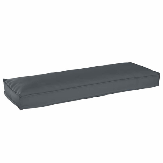Coussin pour banc de palette anthracite 120 x 40 x 8 cm