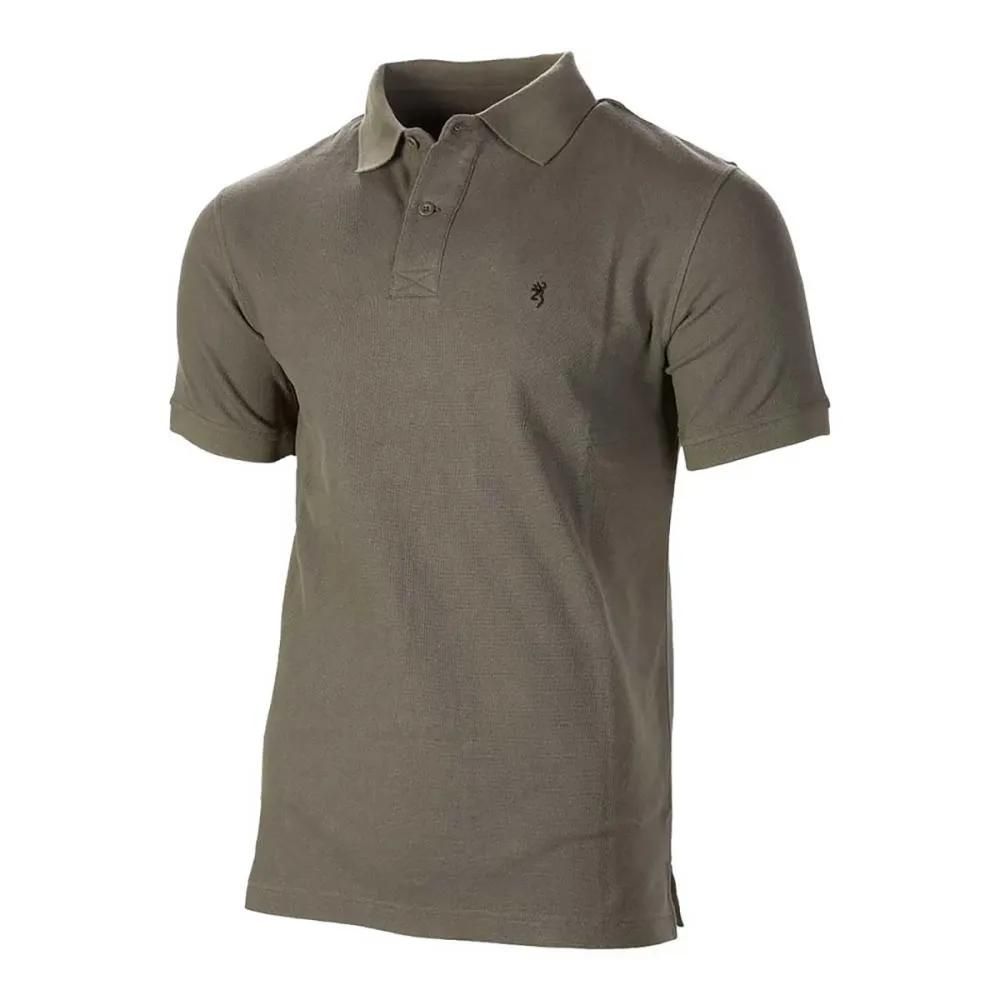 Polo homme ultra 79 browning® - coton respirant kaki