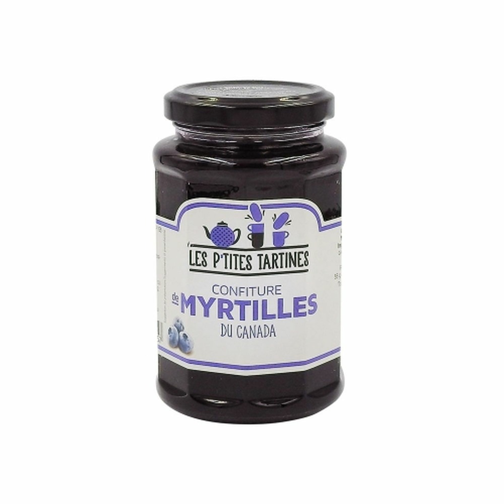 Confiture de myrtilles du canada - les p'tites tartines
