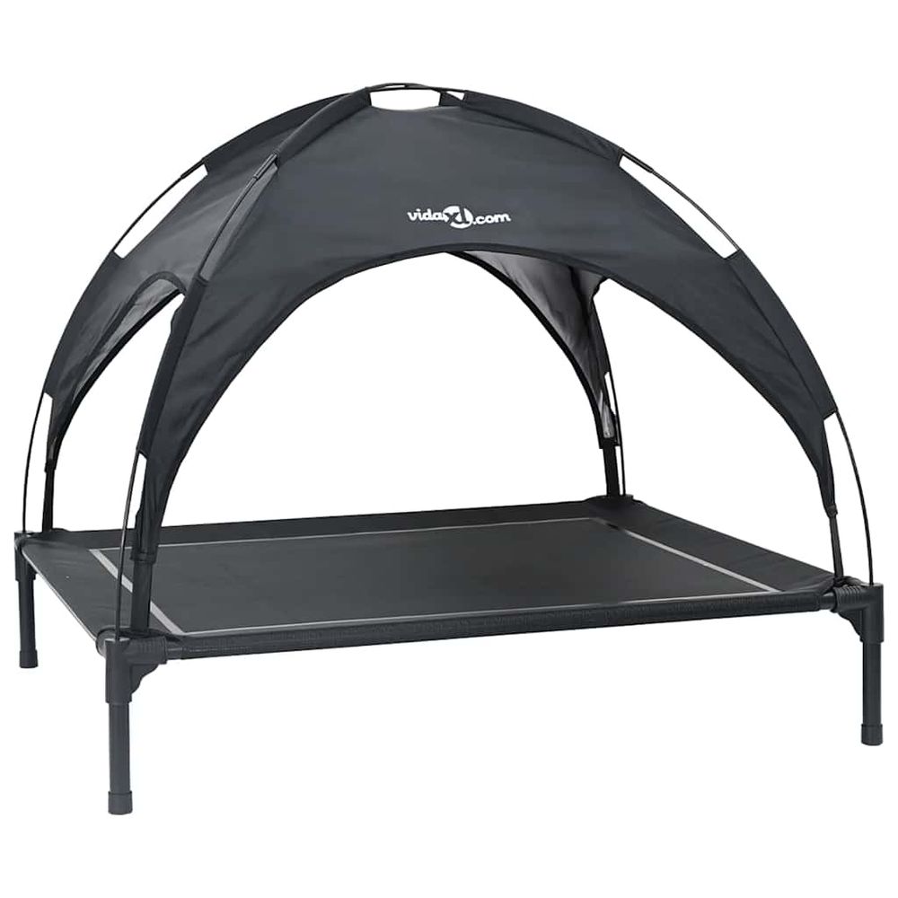 Lit pour chien 90 x 81 x 80,5 cm acier noir