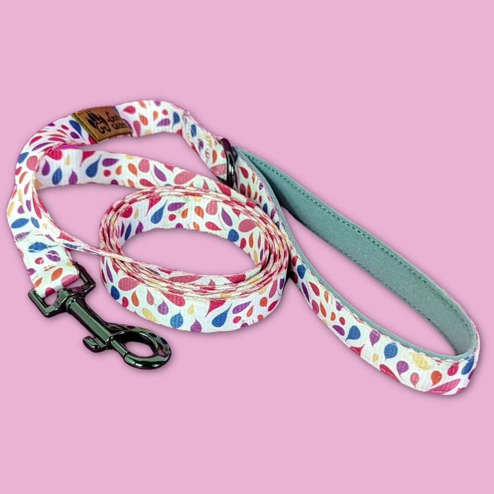 Laisse pour chien pétales - m