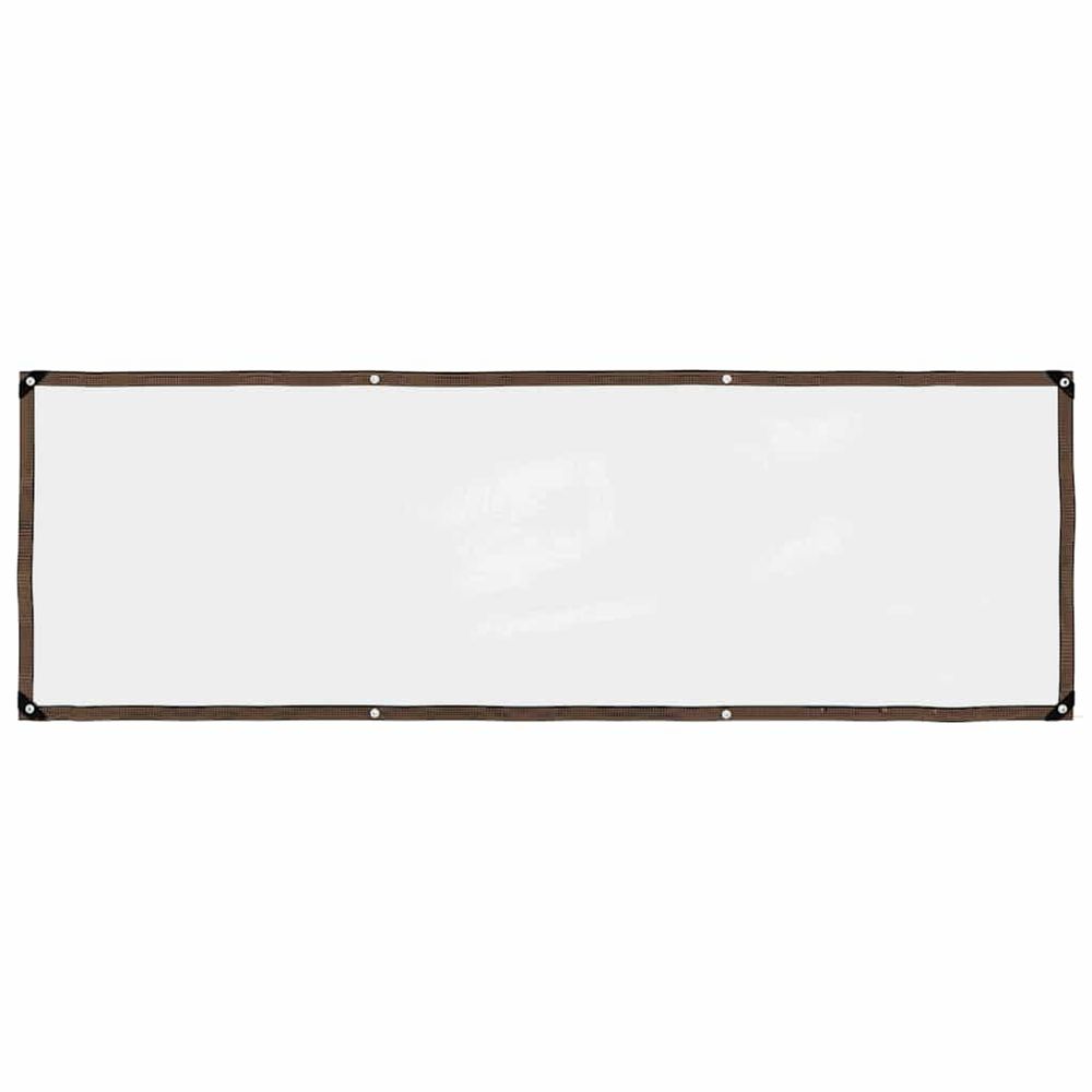 Bâche transparente avec œillets 1x3 m polyéthylène