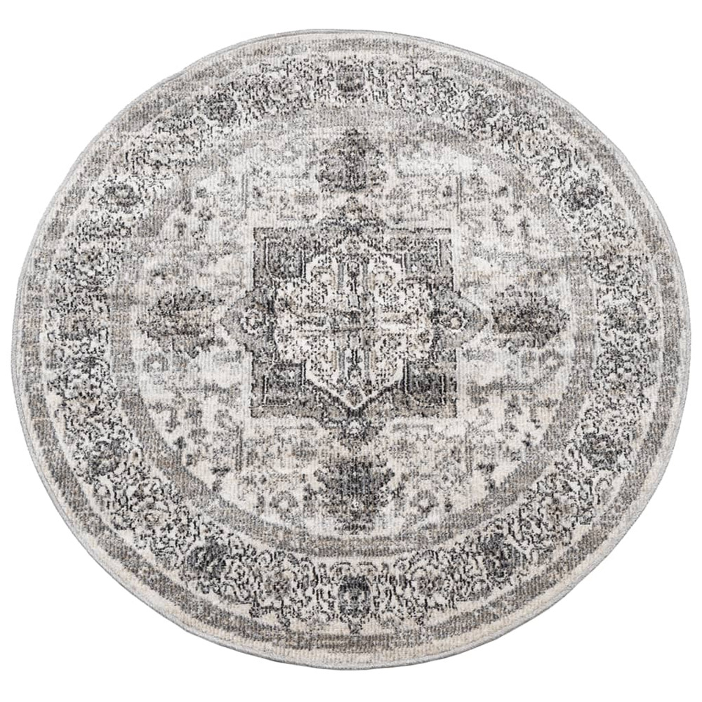 Tapis arbizu intérieur extérieur design vintage ø 120 cm