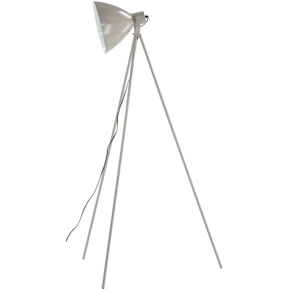 Lampadaire en acier tiv beige
