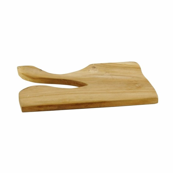 Planche à découper design en teck naturel