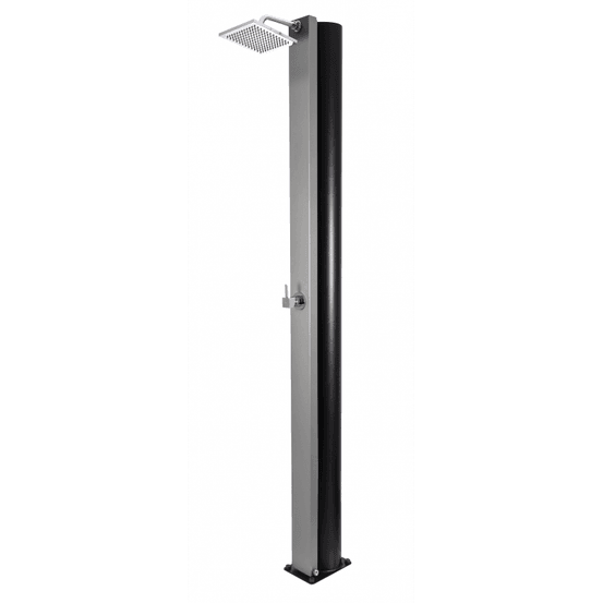 Douche de piscine solaire square grise 40l