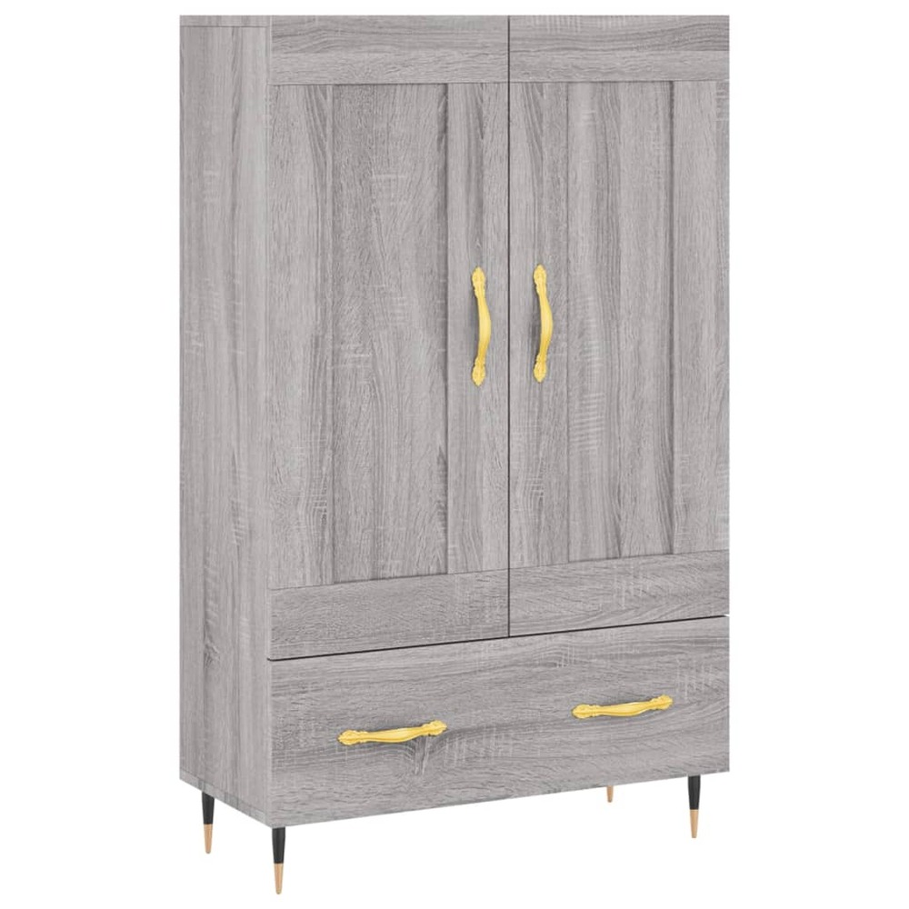 Buffet bahut commode armoire meuble de rangement organisateur cuisine salle de séjour salon haut sonoma 69,5 x 31 x 115 cm bo