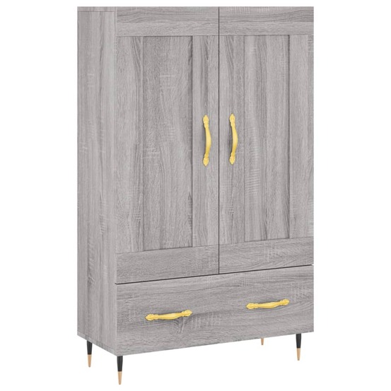 Buffet bahut commode armoire meuble de rangement organisateur cuisine salle de séjour salon haut sonoma 69,5 x 31 x 115 cm bo