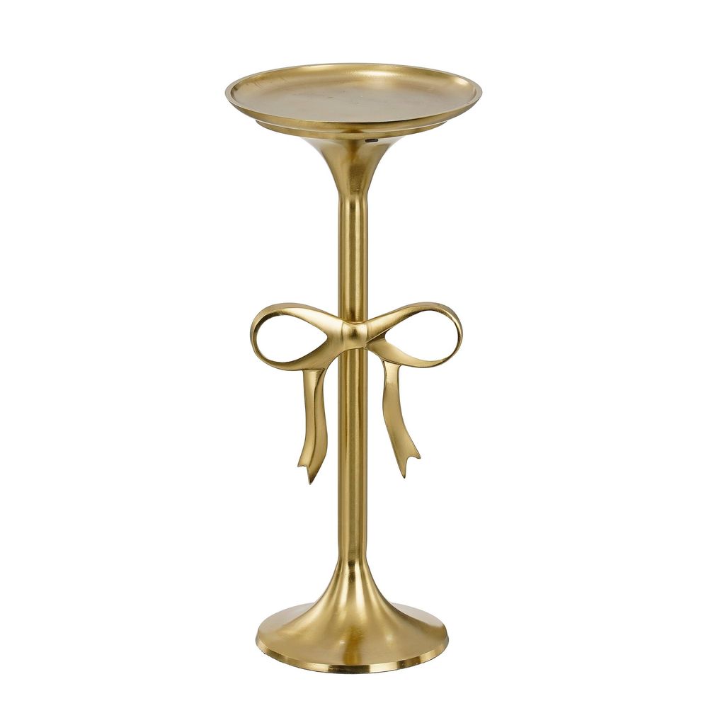 Mica decorations table d'appoint - h57 x ø25 cm - aluminium recyclé - doré