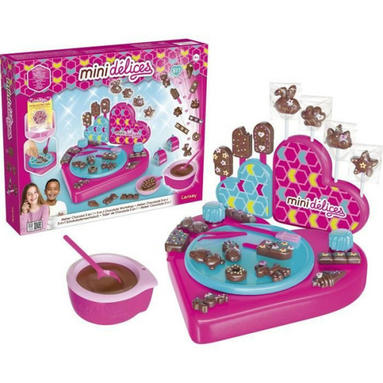 Atelier chocolat 5 en 1 - mini délices - lansay - activités artistiques - cuisine créative - des 6 ans