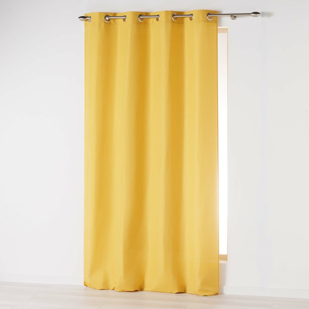 Rideau a oeillets microfibre collection absolu uni
