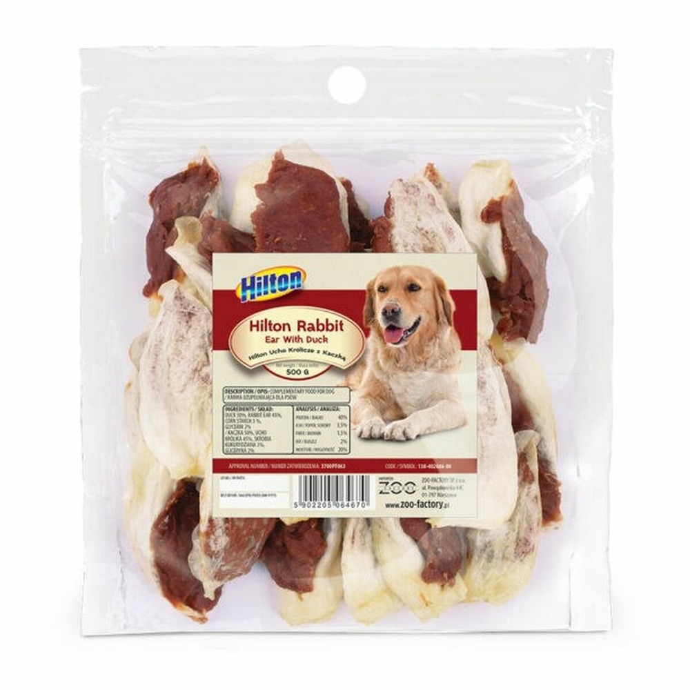 Snack pour chiens hilton canard lapin 500 g