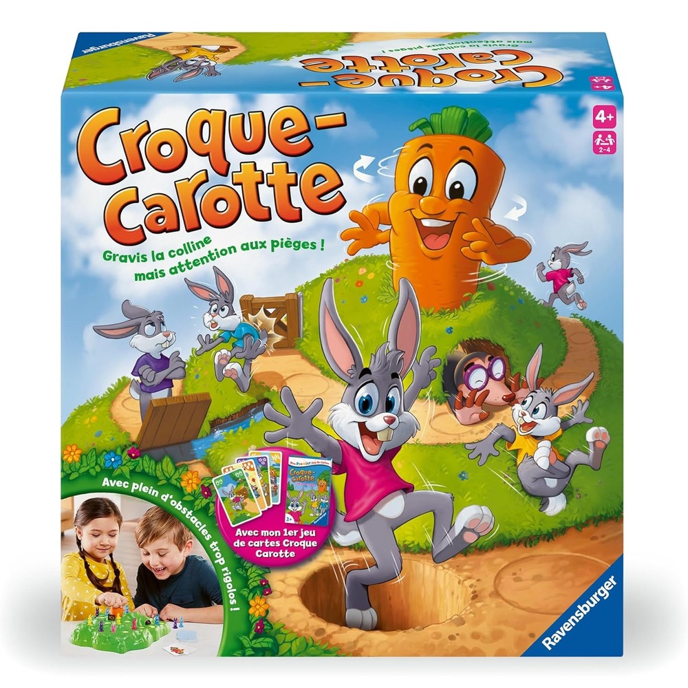 Croque carotte et jeu de 7 familles