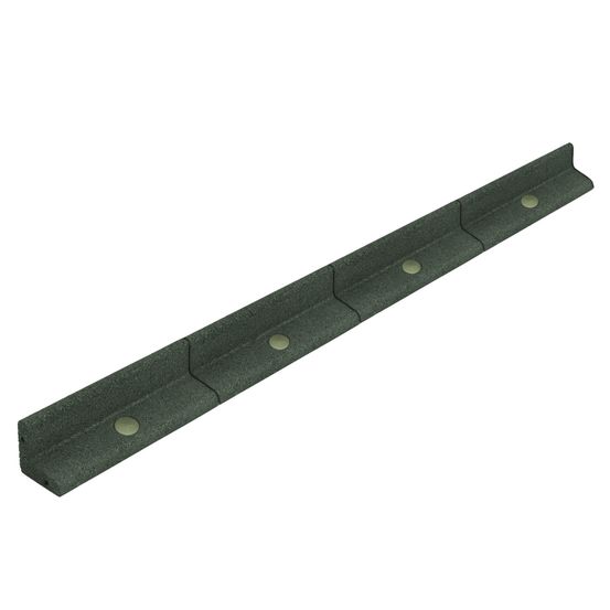 Lot de 8 bordures de jardin flexibles en caoutchouc 1,2 m & maillet - vert