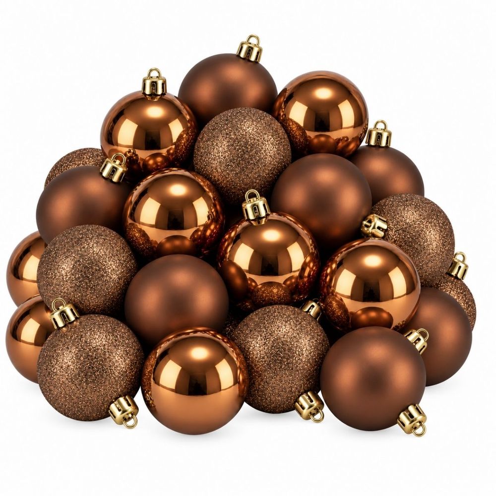Babe de noël memike249/00210 set de 27 h8x8cm - brun