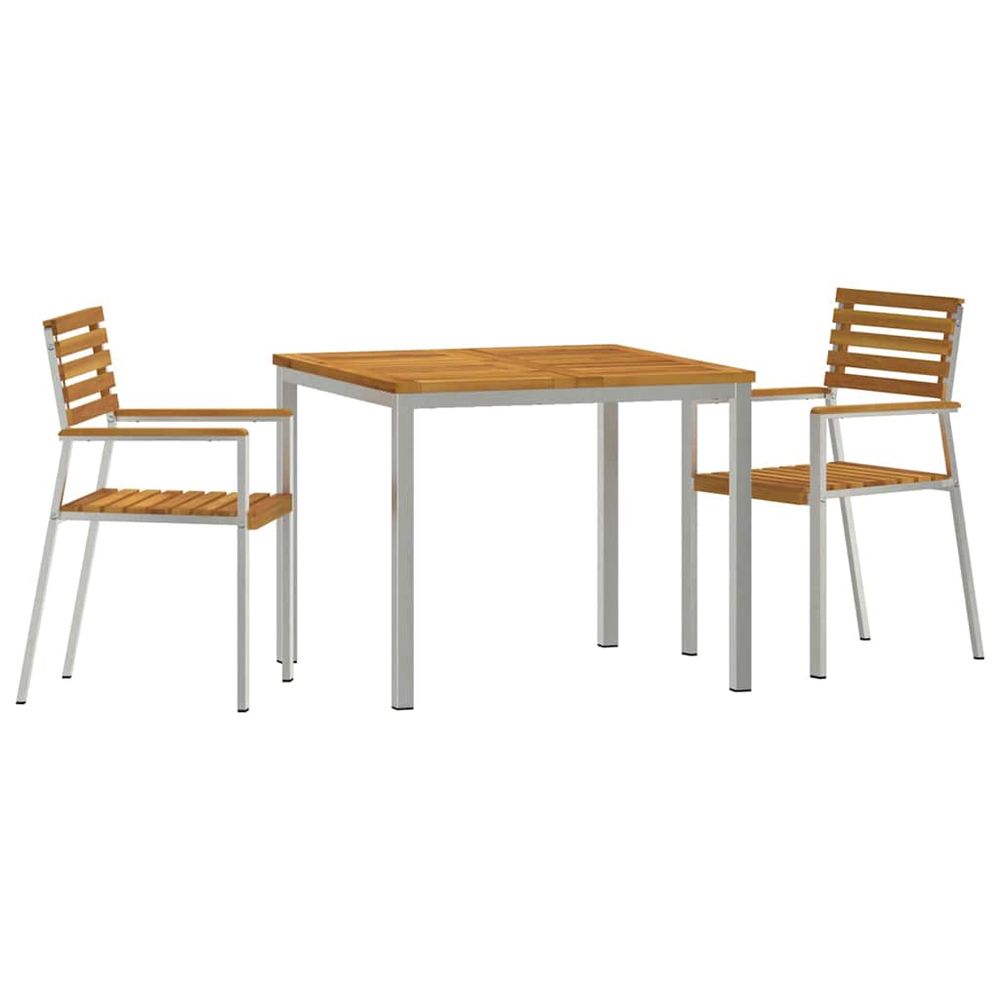 Ensemble de salle à manger pour jardin 3 pc
