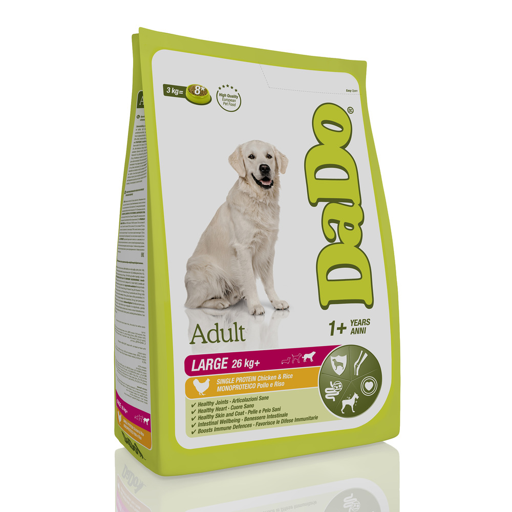 Adult large breed chicken & rice 3 kg