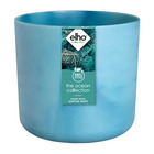 Pot de fleurs ronde elho the ocean collection - bleu - ø 22 x h 20 cm - 100% recyclé