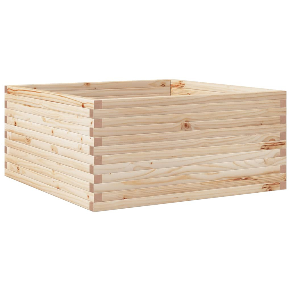 Jardinière d'extérieur 100x100x46 cm bois de pin massif