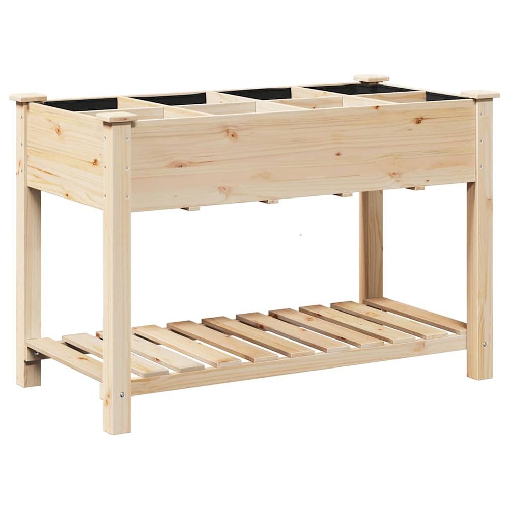 Cache-pot de jardin beige 115 x 59 x 76,5 cm