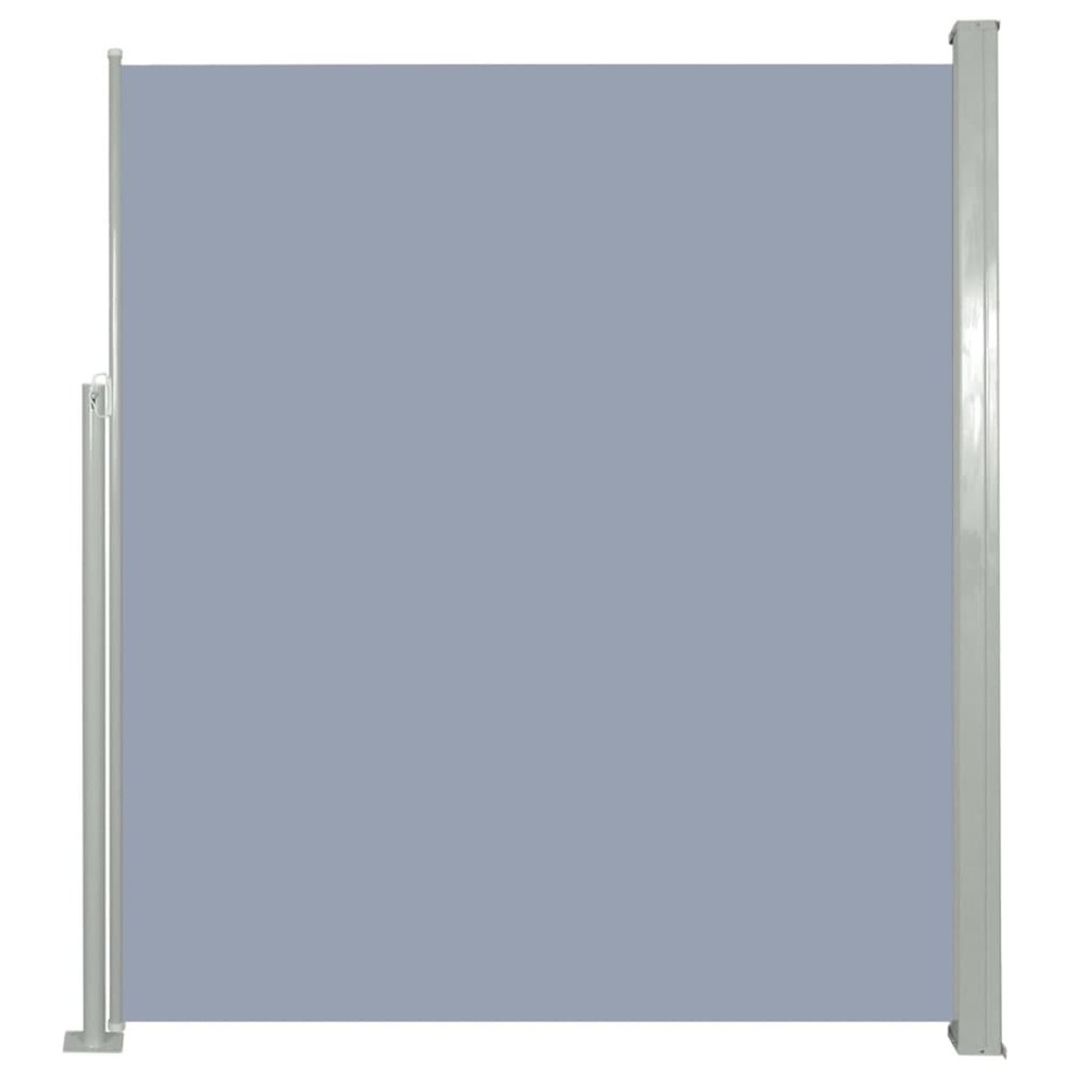 Auvent paravent store brise-vue latéral rétractable de patio jardin terrasse balcon protection visuelle écran 160 x 300 cm gr