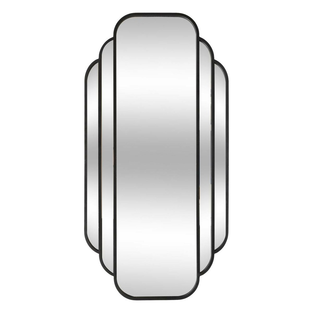 Miroir mural benedita noir 100x50cm