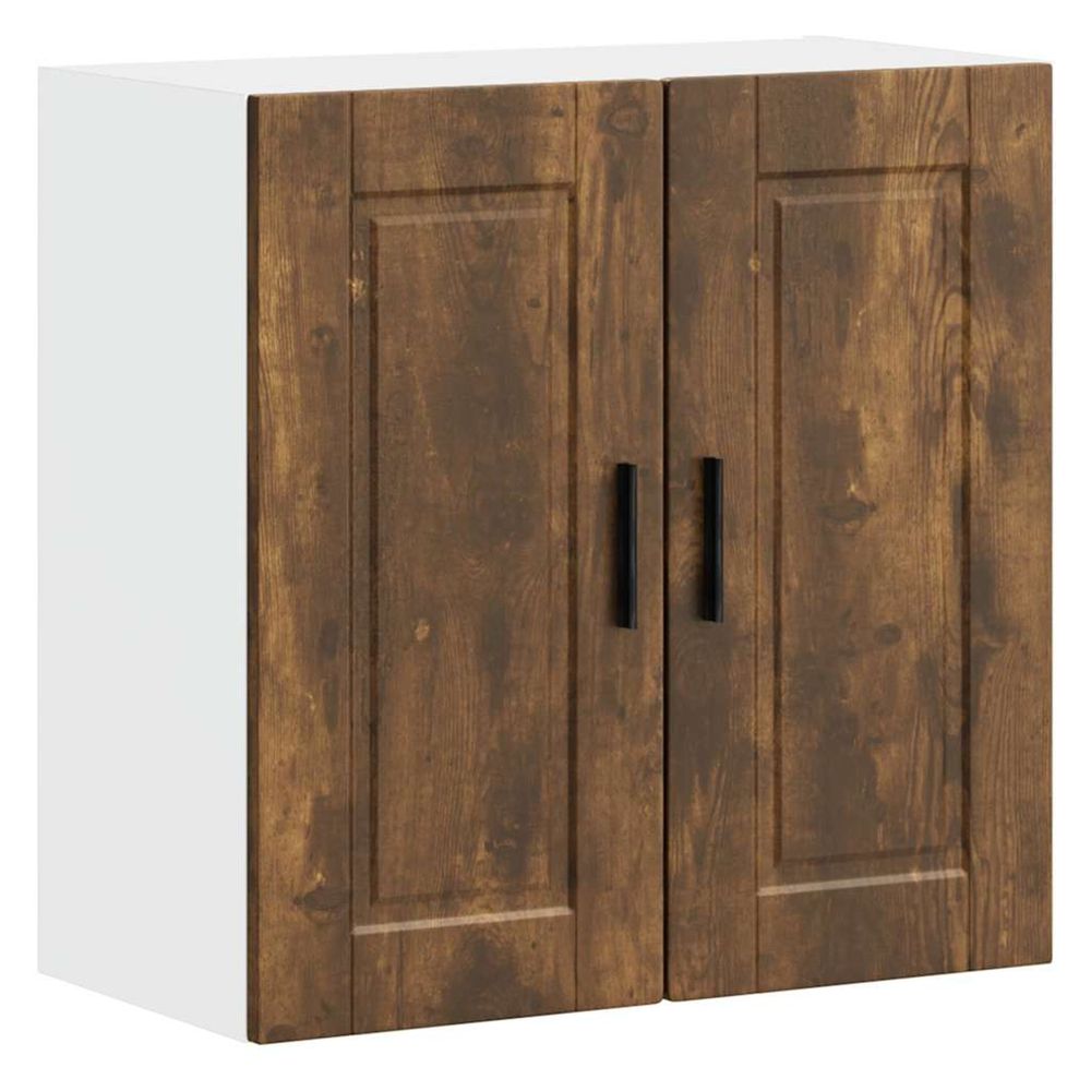 Armoire murale de cuisine porto chêne fumé bois d'ingénierie