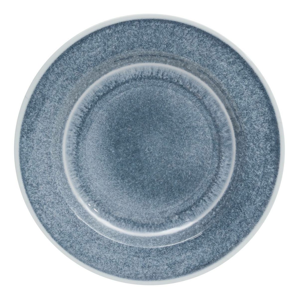 Assiette plate fanny d28cm bleu