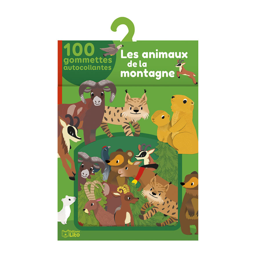 Les animaux de la montagne - mes gommettes
