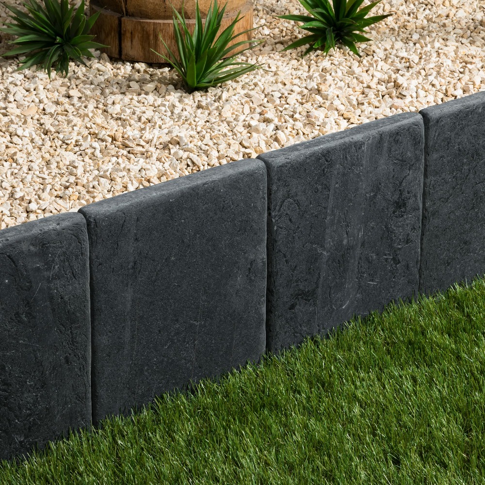 Palis ardoise noire vieillie 50x25x3 cm (à l'unité) - ro'ma nature