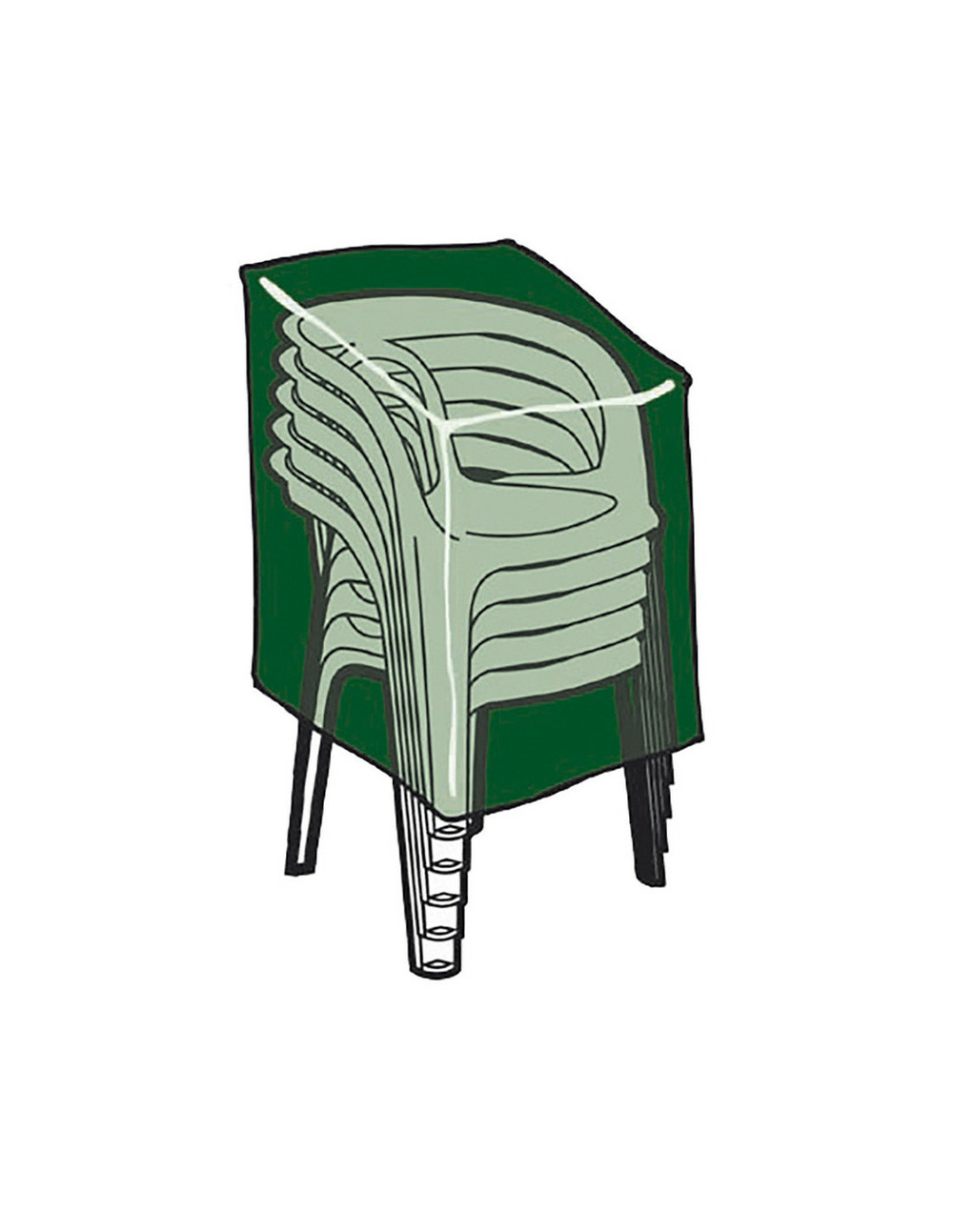 Housse de protection housse chaises 68x68x110cm 100gr/m²